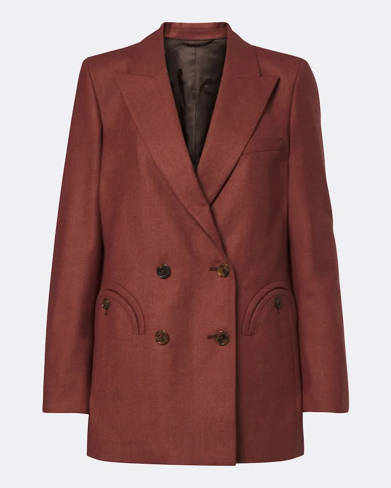 Blazé Milano Blazé Milano Blazer Patea Everyday in lana e cashmere Arancione