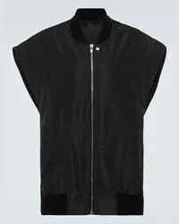 Rick Owens Gilet Jumbo di jeans Nero