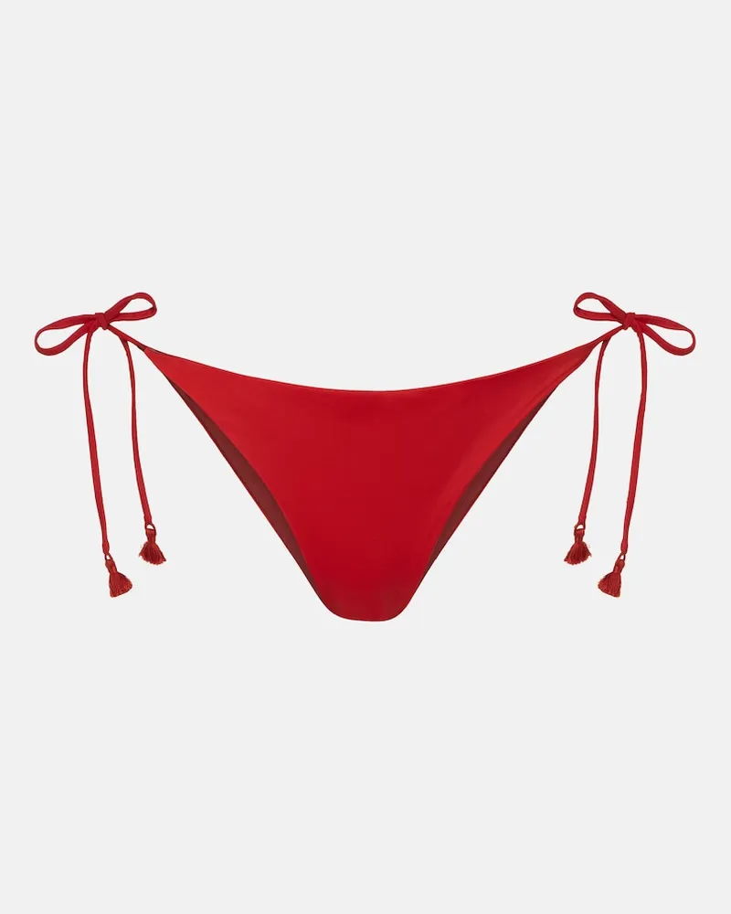 Johanna Ortiz Slip bikini a vita bassa Rosso