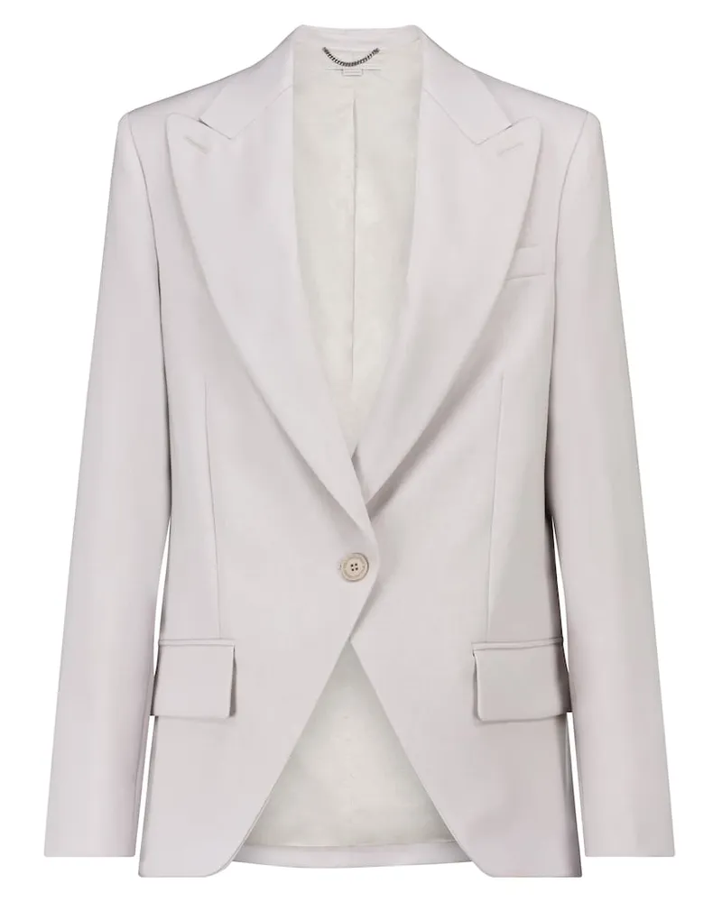 Stella McCartney Blazer Lindsey in lana Grigio