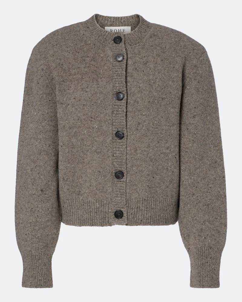Róhe Róhe Cardigan in lana Grigio