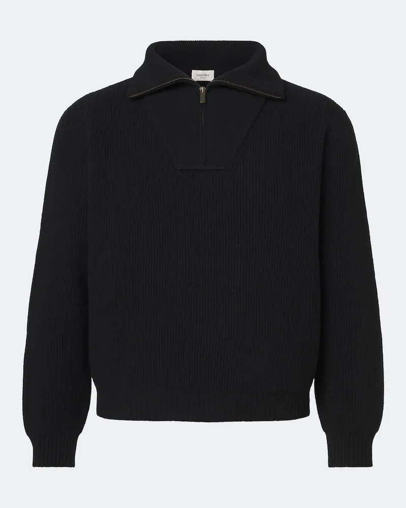 Saint Laurent Pullover in lana Nero