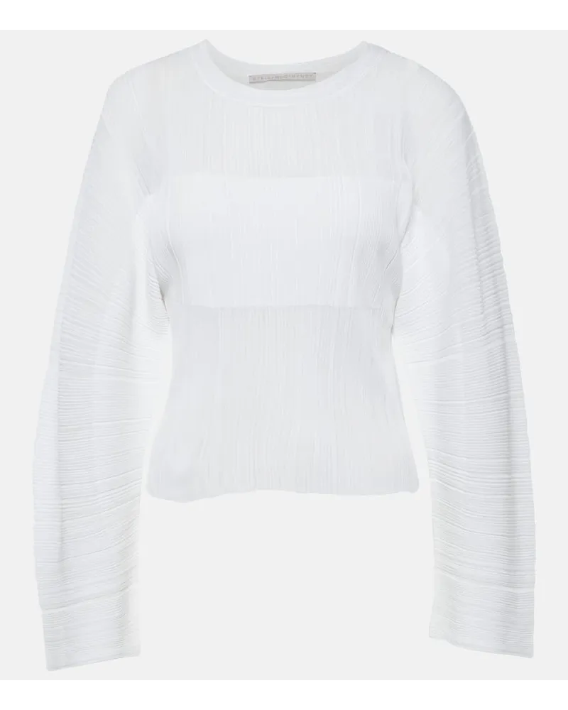 Stella McCartney Top oversize Bianco