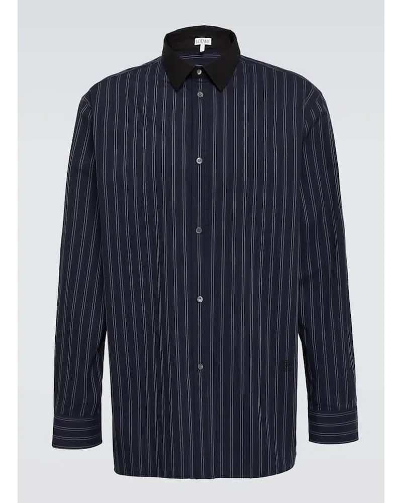 Loewe Camicia in cotone a righe Multicolore
