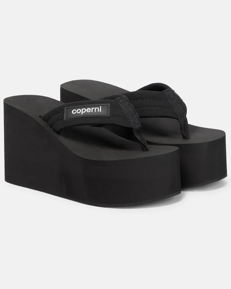 COPERNI Sandali infradito con platform Nero