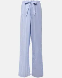 Maison Margiela Pantaloni regular in cotone Blu