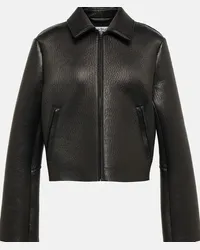 Acne Studios Giacca in pelle Nero