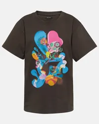 Isabel Marant T-shirt Yatena in cotone con stampa Multicolore