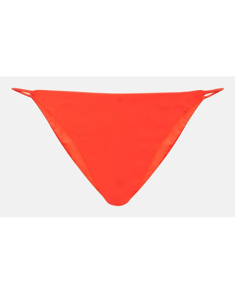 JADE SWIM Slip bikini Bare Minimum Rosso