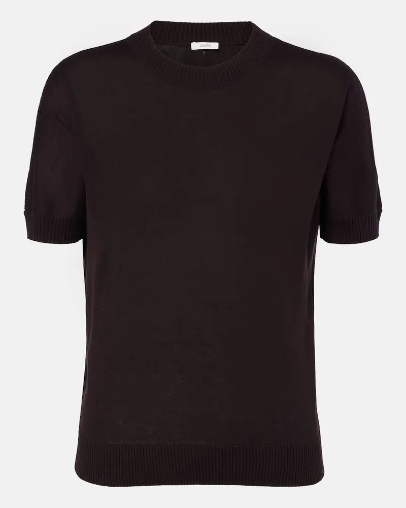 Joseph Top in maglia di seta Marrone