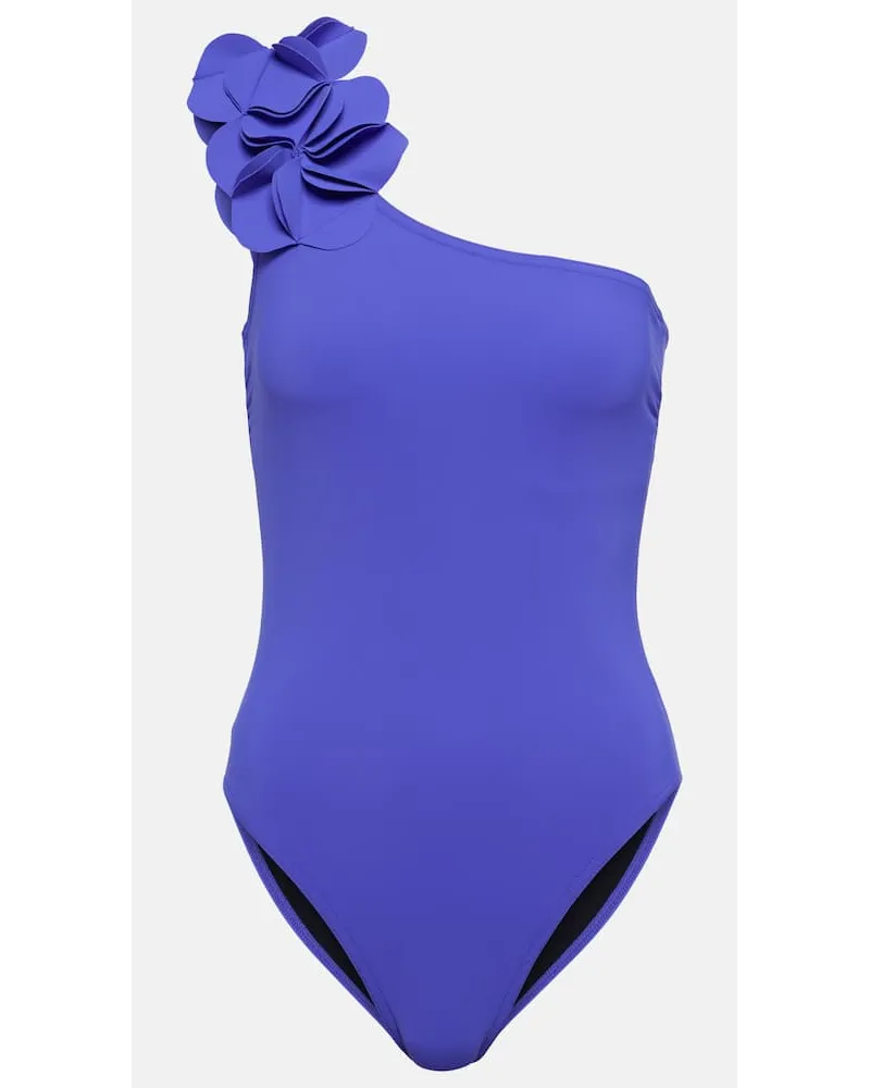 Karla Colletto Costume intero Tess con applicazioni Viola