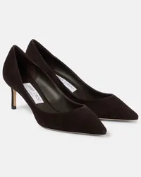 Jimmy Choo Pumps Romy 60 in suede Marrone