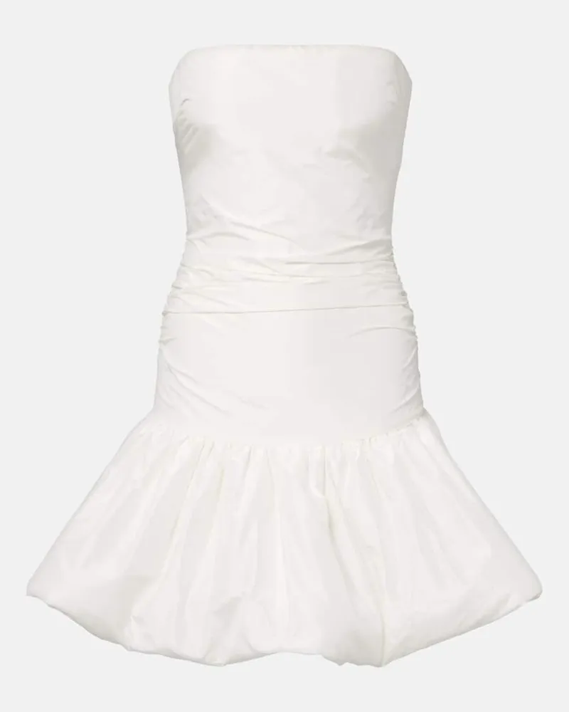 ROTATE Birger Christensen Sposa - Abito corto in taffetÃ  di seta Bianco