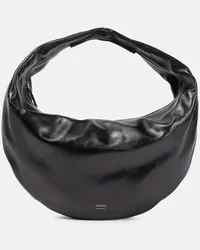 KHAITE Borsa a spalla Olivia Medium in pelle Nero