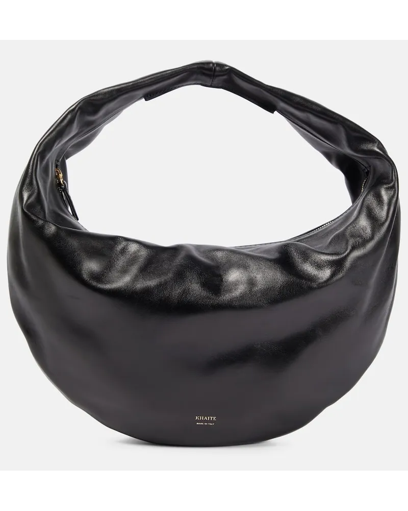 KHAITE Borsa a spalla Olivia Medium in pelle Nero