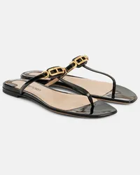 Tom Ford Sandali infradito Whitney in vernice Nero