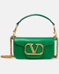 Valentino Garavani Borsa a spalla Locò Small in pelle Verde