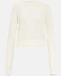 Jil Sander Pullover in lana Bianco