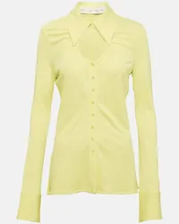 Proenza Schouler White Label - Camicia in jersey Verde