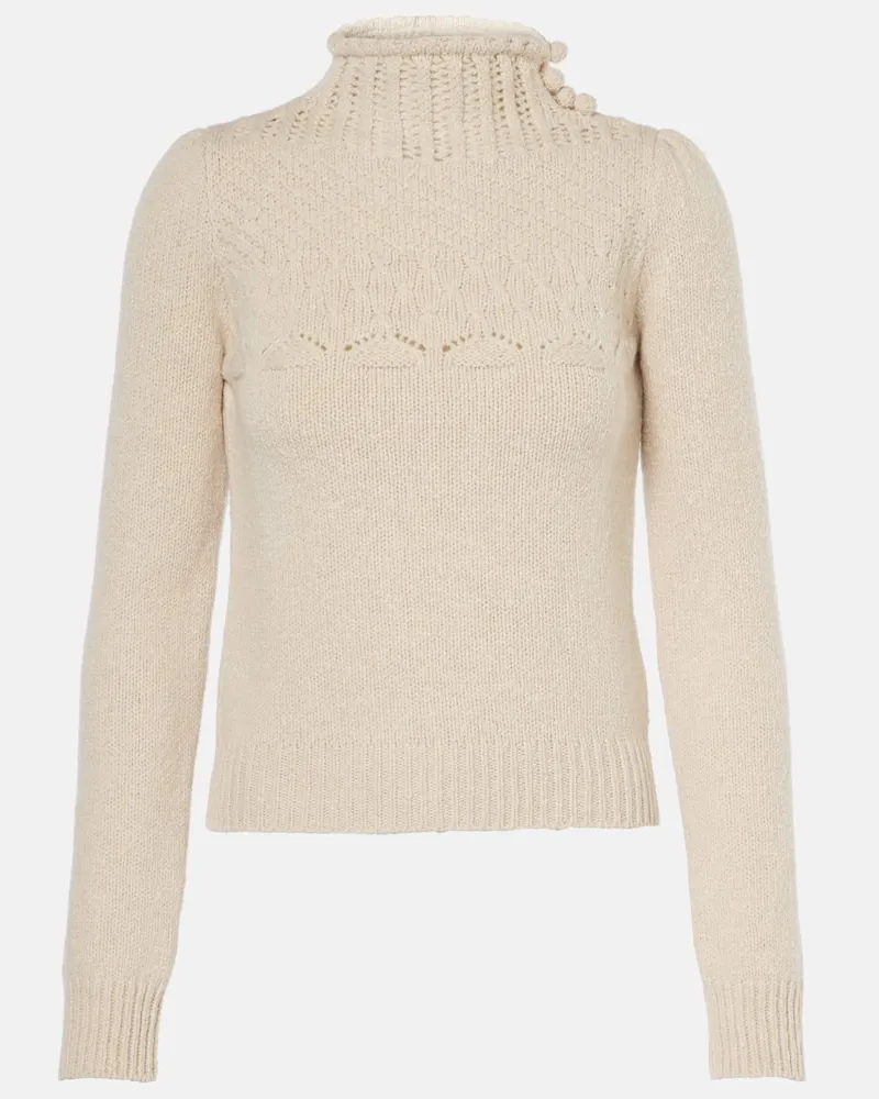 Valentino Garavani Dolcevita in misto lana e cashmere Beige