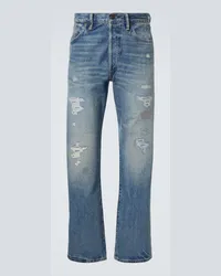 RRL Jeans regular distressed Blu