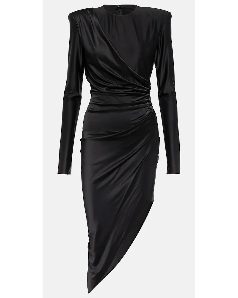 Alexandre Vauthier Miniabito asimmetrico in jersey Nero