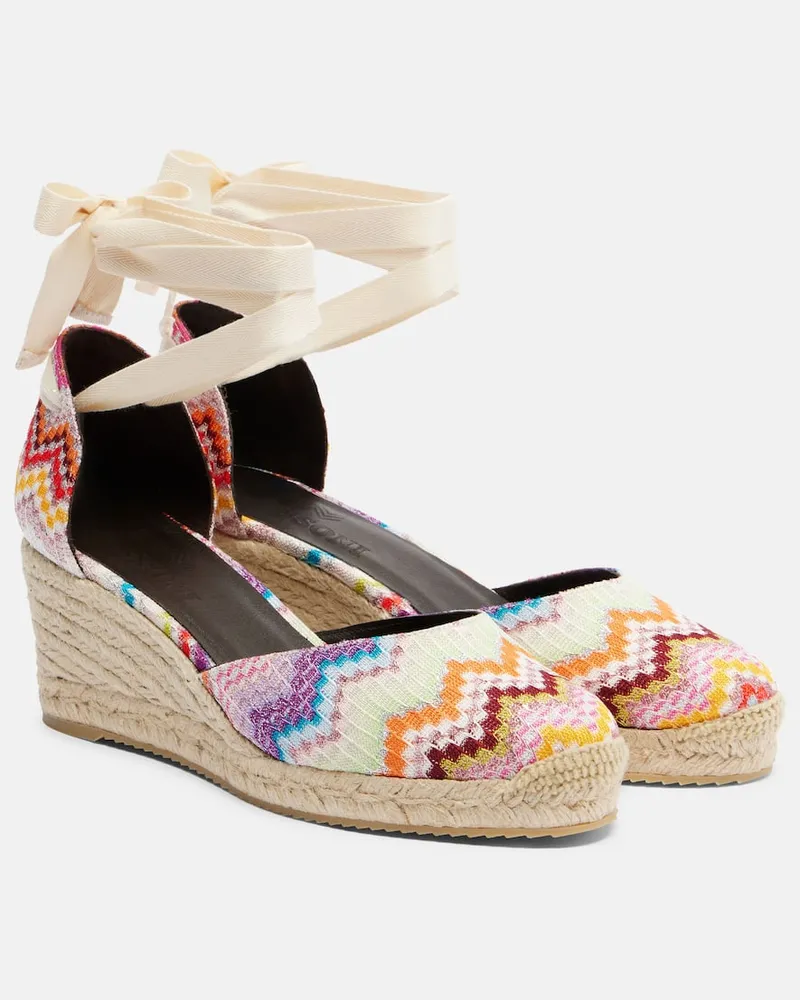 Missoni Espadrillas Eva 60 con lamÃ© e zeppa Multicolore