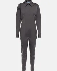 Prada Jumpsuit in misto cotone Grigio