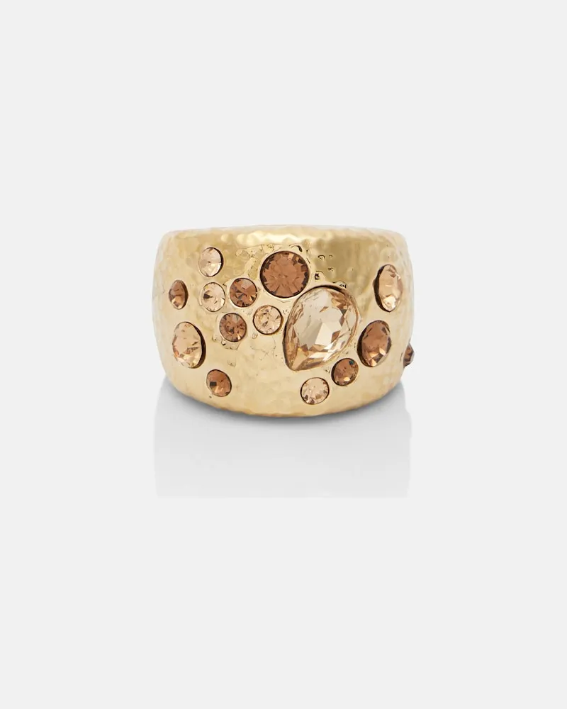 Oscar de la Renta Anello Scramble bagnato in oro Oro
