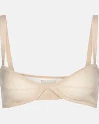 KHAITE Bralette Eda in cashmere Beige