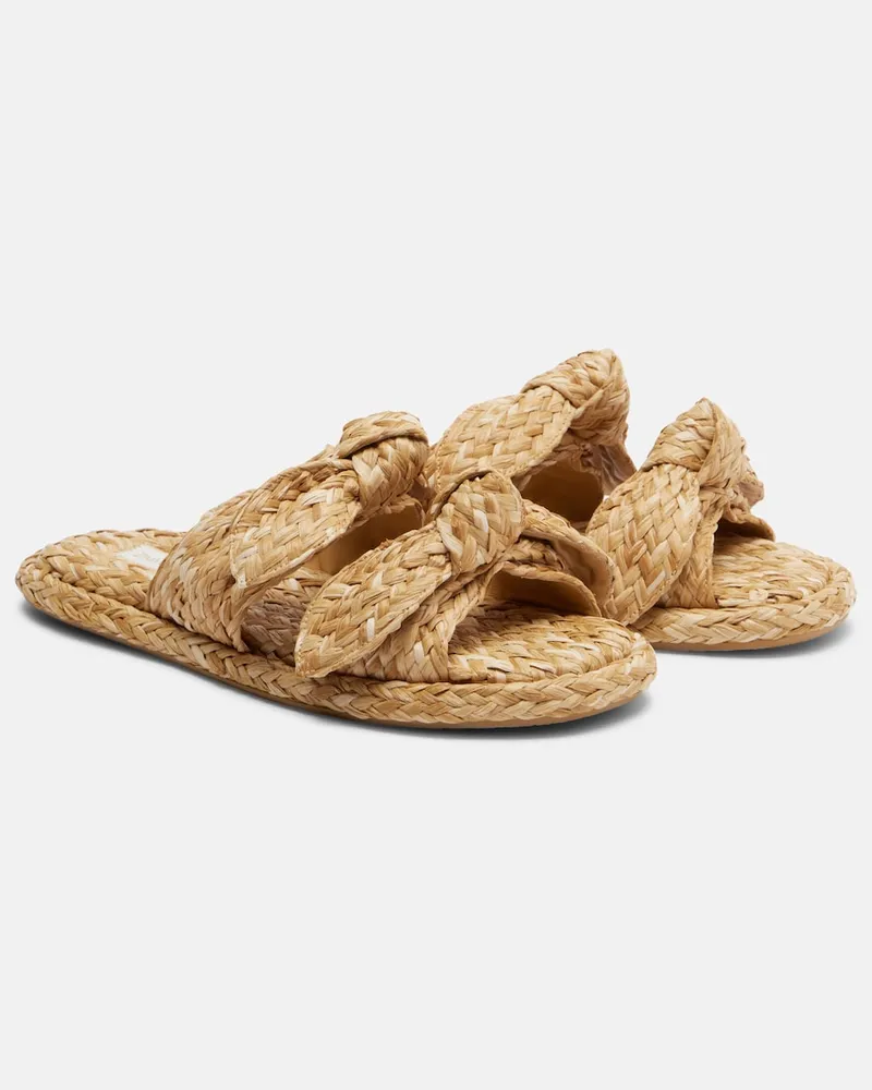 Zimmermann Mules espadrillas Carousel in rafia Beige