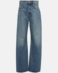 SPORTMAX Jeans Fido a vita alta e gamba larga Blu