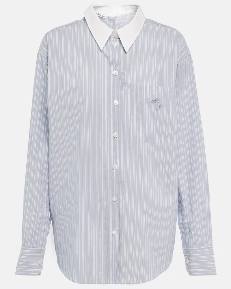 Acne Studios Camicia in cotone a righe Multicolore