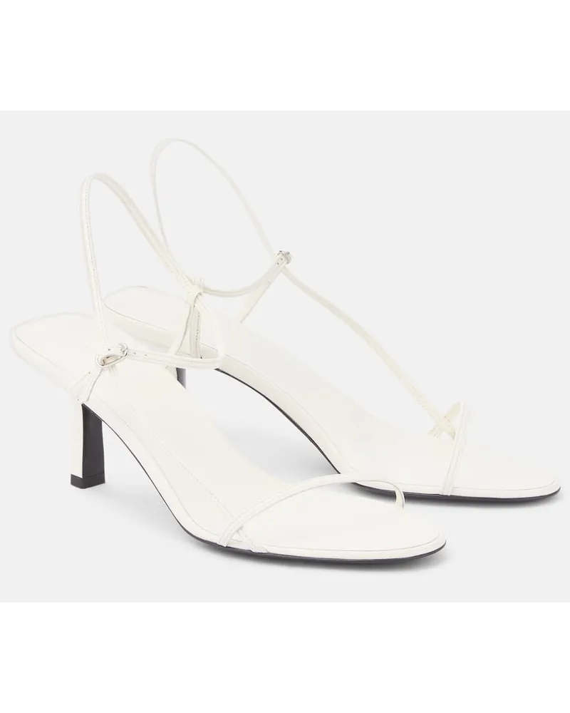 The Row Sandali Bare in pelle Bianco