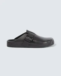 Balenciaga Slippers Sunday in pelle Nero