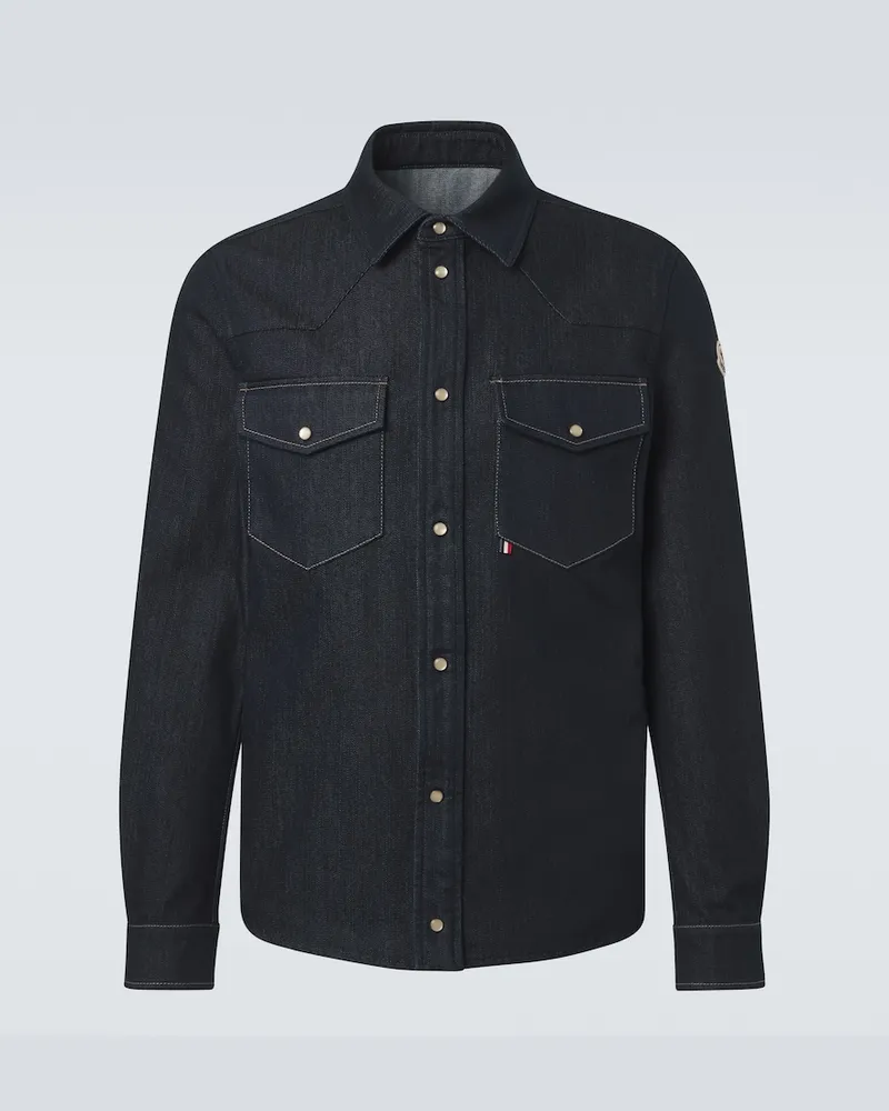 Moncler Camicia di jeans Blu