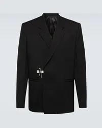 Givenchy Blazer U-lock in lana Nero