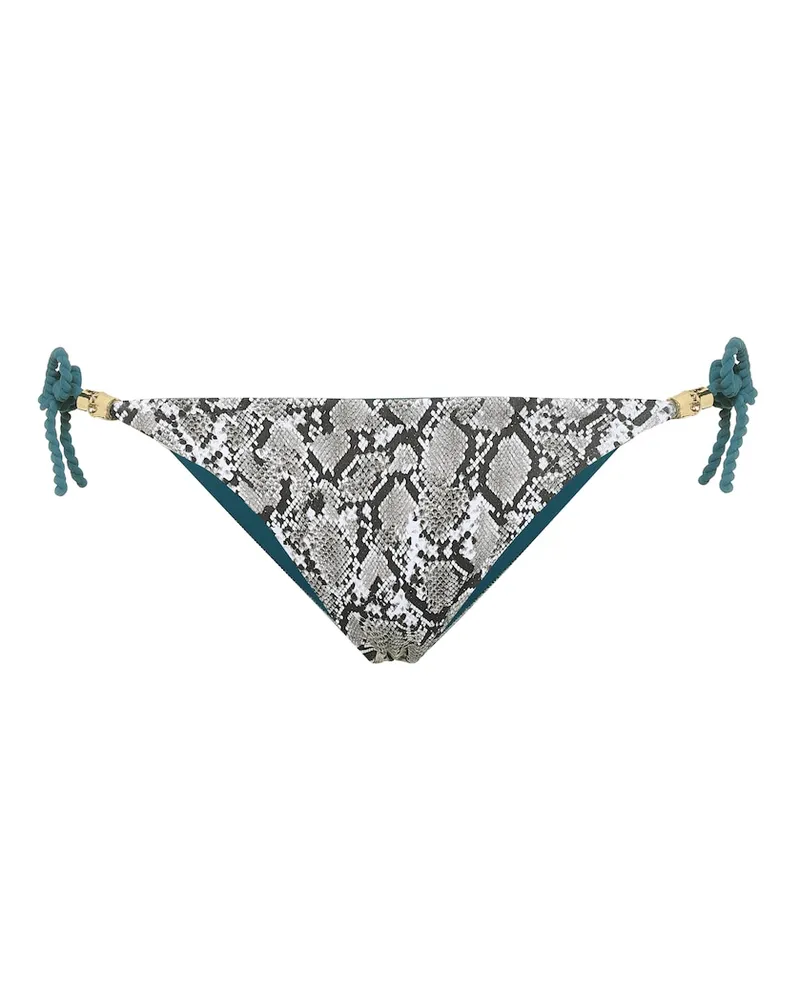 Heidi Klein Slip bikini Mombasa reversibili Grigio