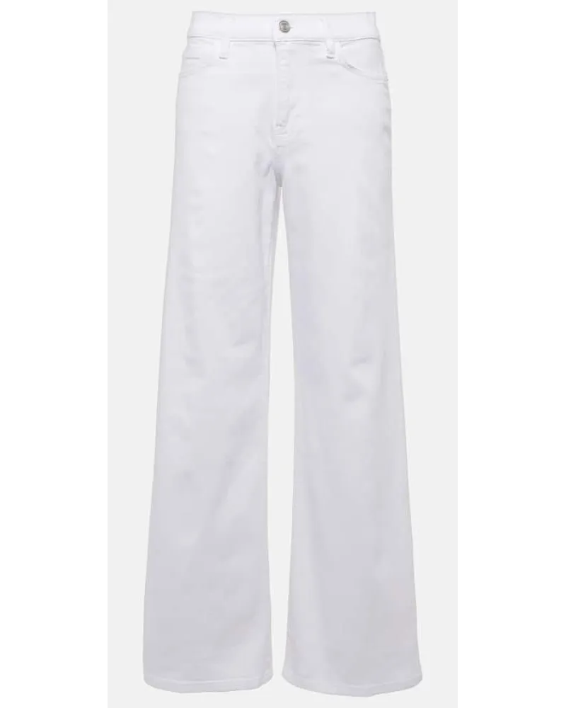 Frame Denim Jeans a gamba larga Le Slim Palazzo Bianco