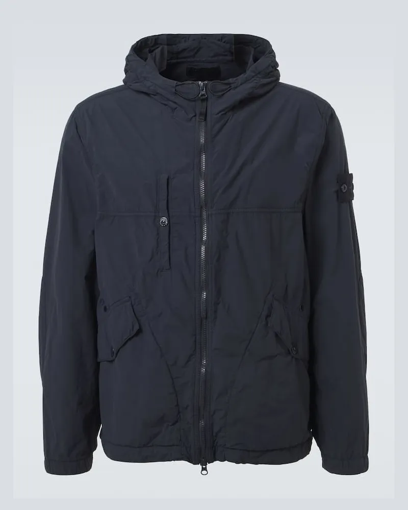 Stone Island Giacca Ghost in tessuto tecnico Blu