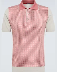 Kiton Polo in cotone Rosso