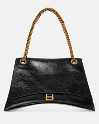 Balenciaga Borsa a spalla Crush Large in pelle Nero