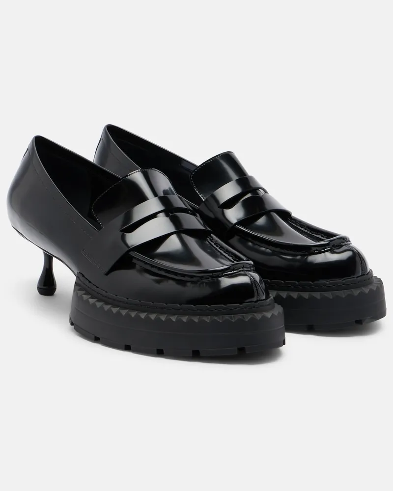 Noir Kei Ninomiya x Jimmy Choo â Pumps mocassino in pelle Nero