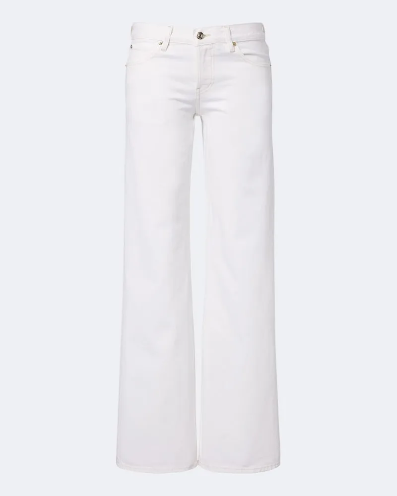 Frame Denim Jeans The Gray a gamba larga Bianco