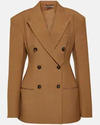 Stella McCartney Blazer in lana Marrone