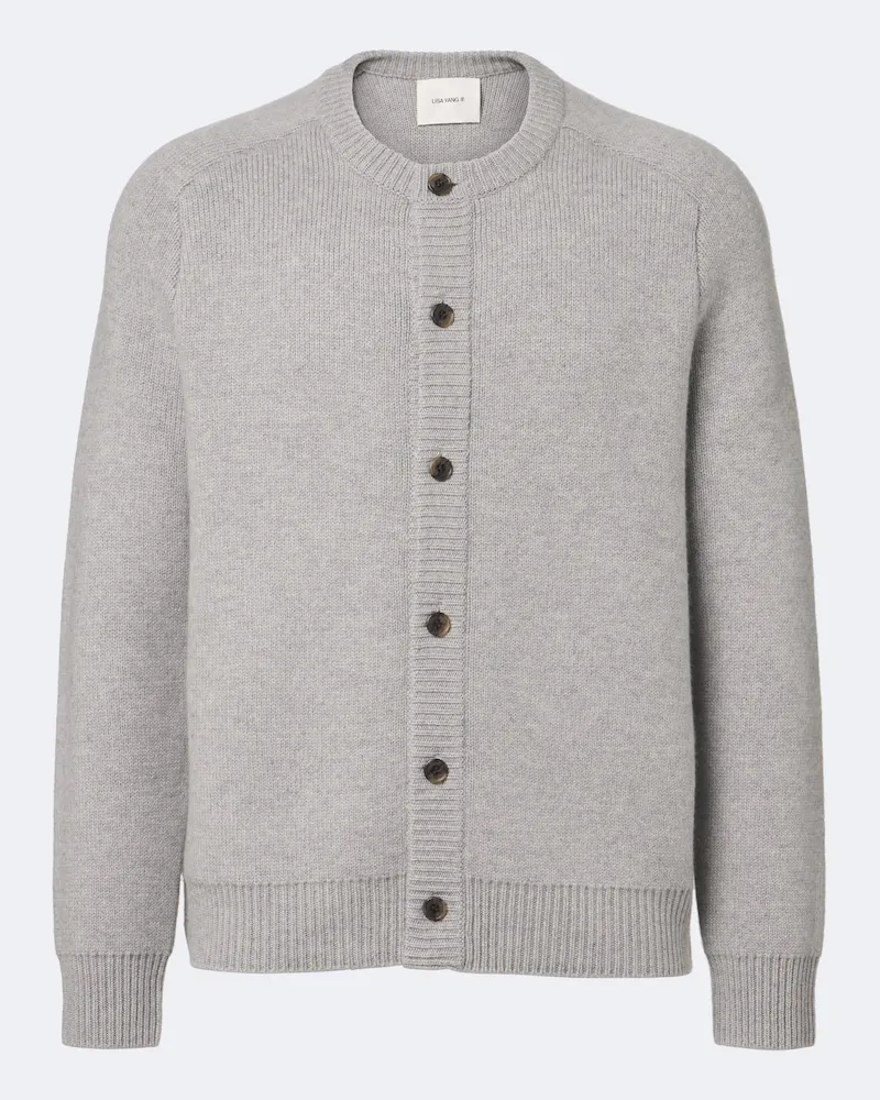 Lisa Yang Cardigan Tanner in cashmere Grigio