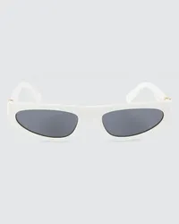 Miu Miu Occhiali da sole cat-eye Miu Glimpse Bianco