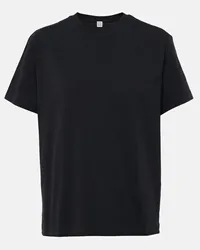 Totême T-shirt in cotone Nero