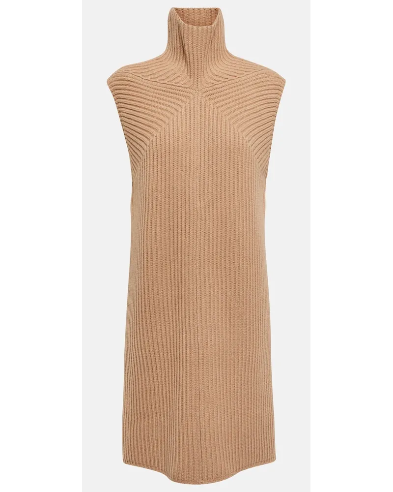Joseph Gilet in lana a vita alta Beige