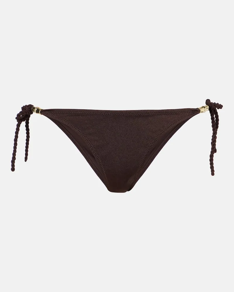 Heidi Klein Slip bikini Coco Palm Marrone